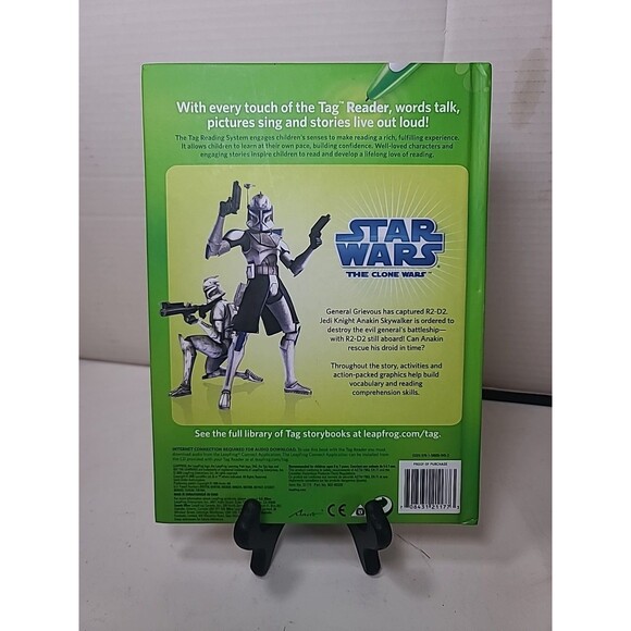 Star Wars The Clone Wars Leapfrog Tag Hardcover Book Interactive Learning - Picture 5 of 8